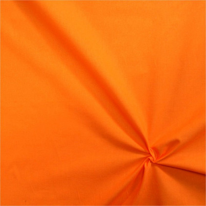 Tissu coton uni Oeko-Tex Okaido   Orange