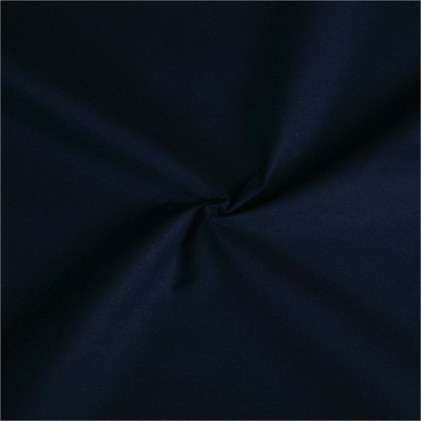 Tissu coton uni Oeko-Tex Okaido   Bleu marine