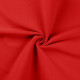 Bord-côte tubulaire uni  Rouge