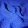 Tissu double gaze de coton uni Oeko-Tex Samy Bleu roi