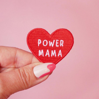 Patch thermocollant Malicieuse® Power Mama Rouge