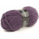 Pelote de laine Plassard Datcha Mauve foncé