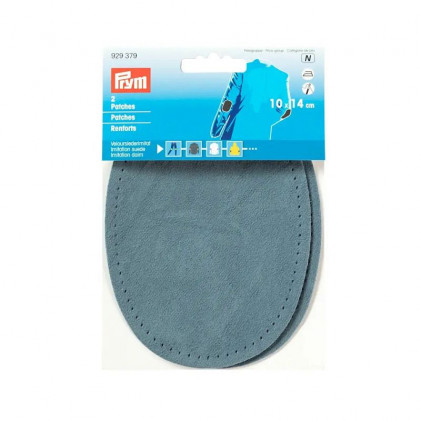 Renforts imitation daim thermocollant 10 x 14 cm Bleu Jean's