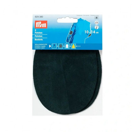 Renforts imitation daim thermocollant 10 x 14 cm Vert sapin