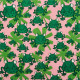 Tissu coton imprimé Frog