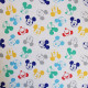 Tissu coton imprimé Mickey M3 Blanc