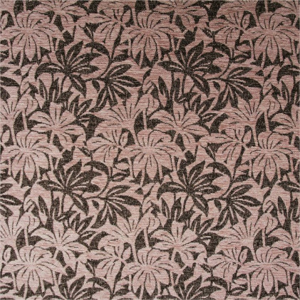 Tissu jacquard Mendes Rose poudrée