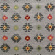 Tissu jacquard Vichy Gris