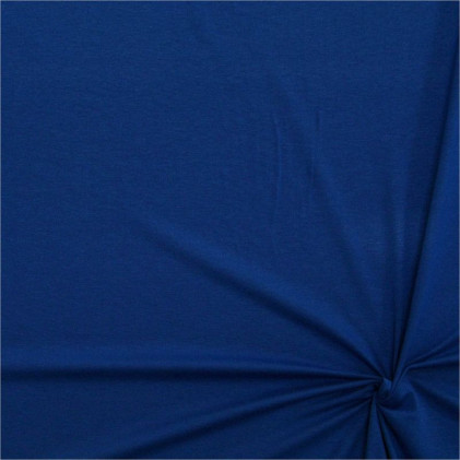 Tissu jersey fin Oeko-Tex Tchoupy   Bleu roi