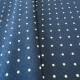 Tissu jersey pois Poppy  Bleu marine