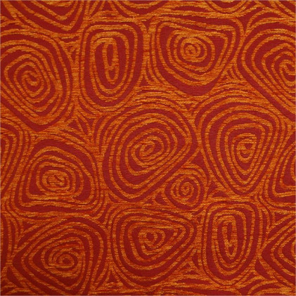 Tissu velours Taranto Orange