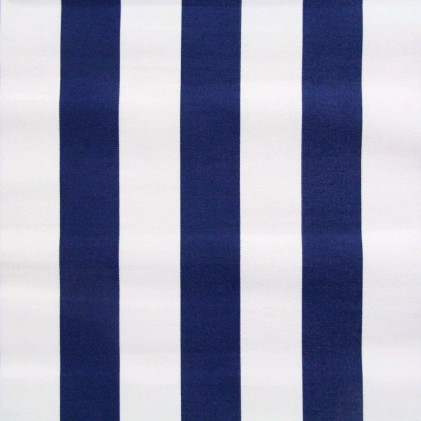 Toile transat Oeko-Tex Rayure 45 cm Bleu marine