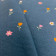 Tissu jersey Coeurs & Fleurs Poppy Bleu canard