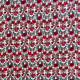 Tissu coton imprimé Maddy Rouge