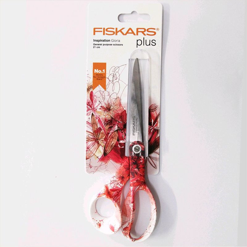 Ciseaux FISKARS® 21 cm Inspiration Fleurs - Mercerie Floriane