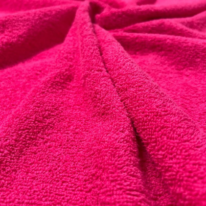 Tissu éponge Laguna Rose fuchsia