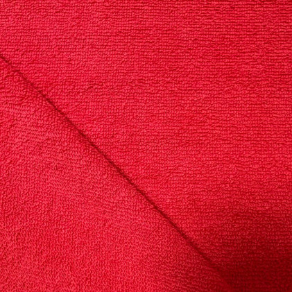 Tissu éponge Laguna Rouge