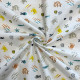 Tissu coton imprimé Small Fish Multicolore