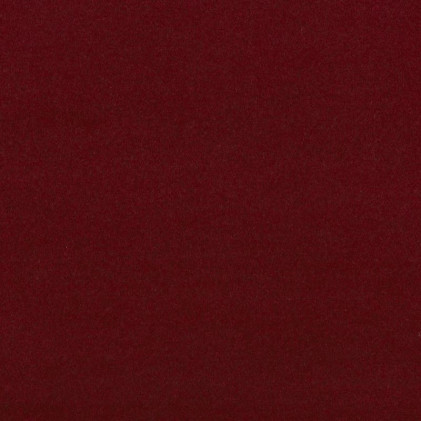 Tissu faux drap de laine uni Delila Rouge bordeaux