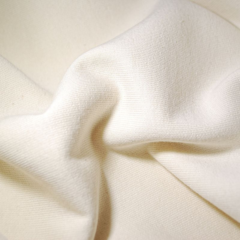 Tissu molleton coton biologique écru - Mercerie de l'Étoile de Coton