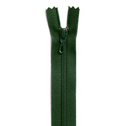 Fermeture Eclair nylon non séparable 60 cm Z 51 Vert sapin