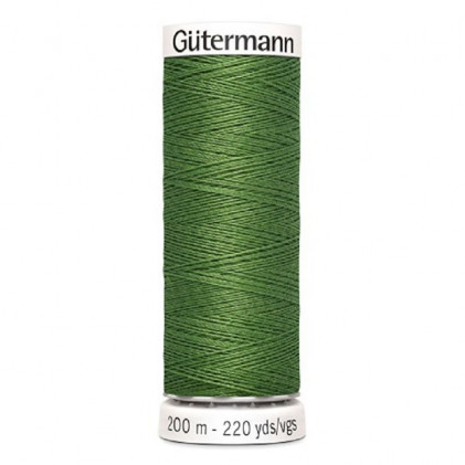 Bobine de fil 100% polyester 200m Gütermann Vert moyen