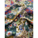 Tissu viscose digital Patchwork Multicolore