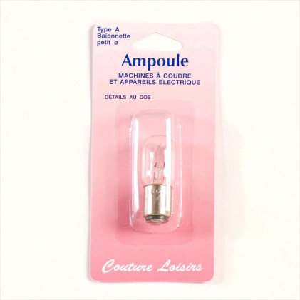 Ampoule 15w / 240 v baionnette courte